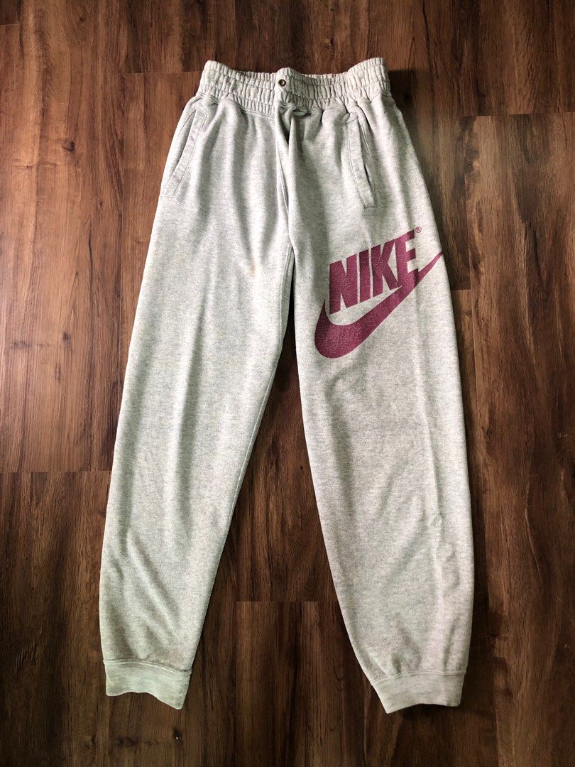 Vintage 90s nike sweatpants jogger big logo Women s Fashion Bottoms Other Bottoms on Carousell