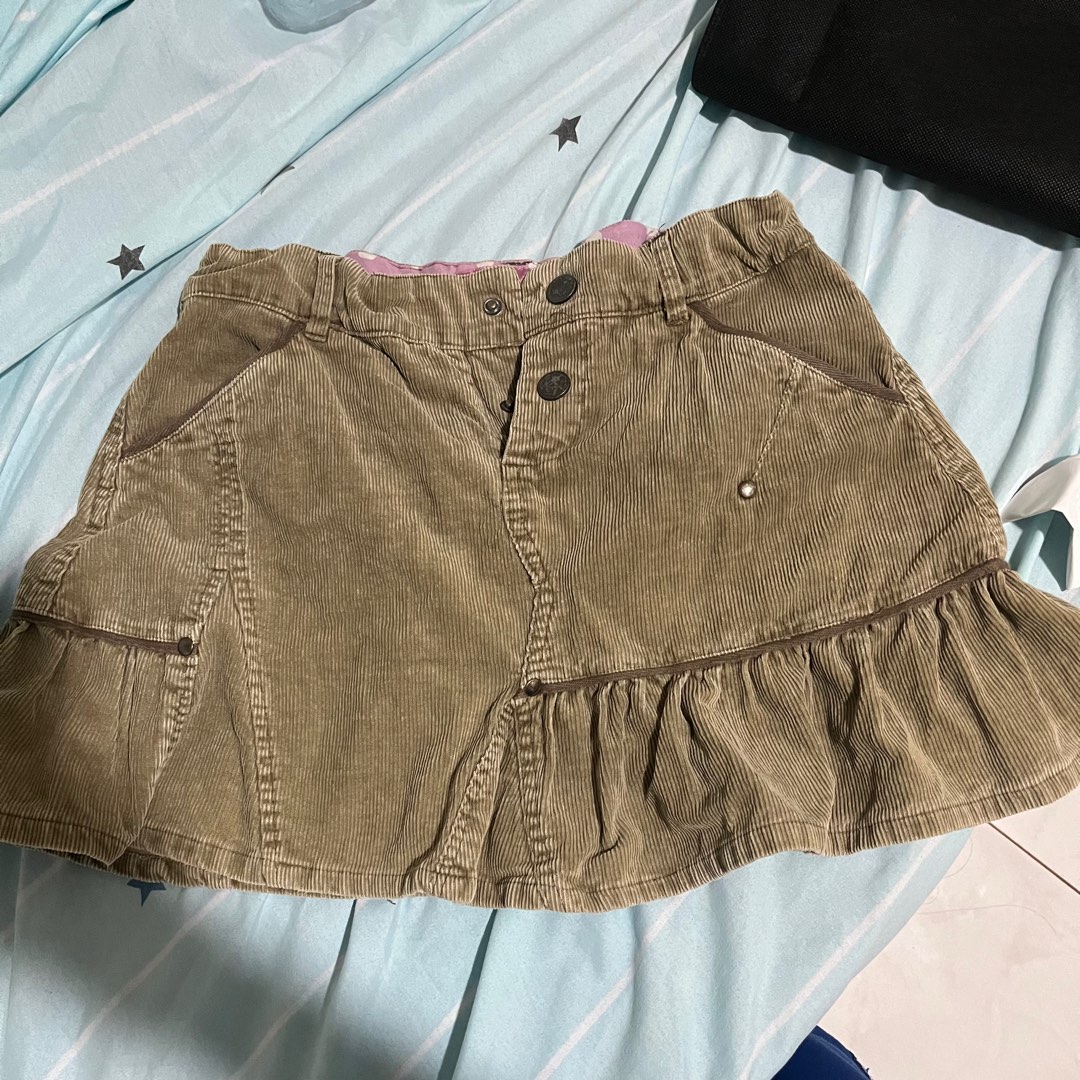 Vintage Brown Skirt-Waist 30 to 34