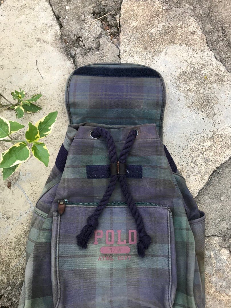 Polo ralph lauren black watch backpack store