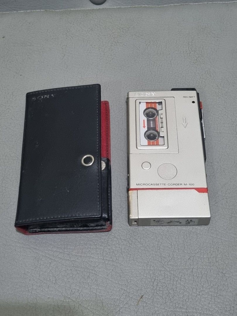 Vintage Sony Micro Cassette Corder M100 (Category: Portable Music Players) located in Silang. Submitted by samflores2k4t7 (Listing ID 1315804525, Image 1). Description: For sale Vintage Sony Micro Cassette Corder M100 Mad3 in Japan Selling as is untested sold as defective.