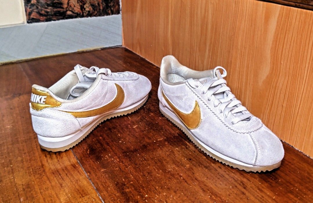 Nike cortez phantom metallic gold hot sale