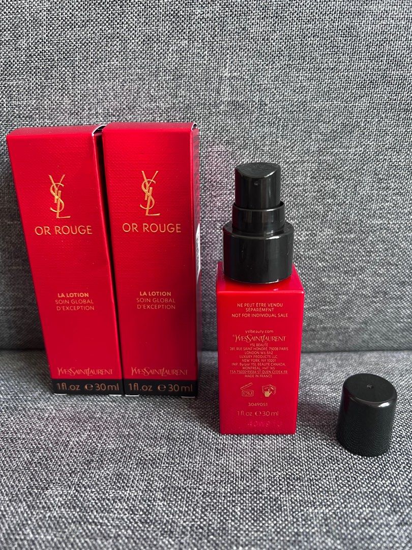 YSL OR ROUGE LA LOTION 30ml 3本セット YSL OR ROUGE LA LOTION 30ml 3本セット