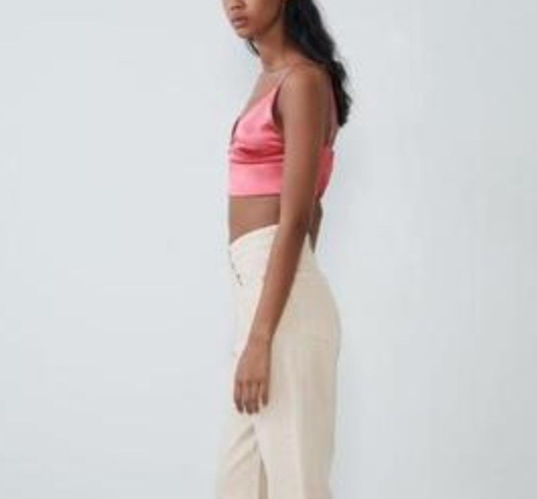 Zara satin bralette hotsell