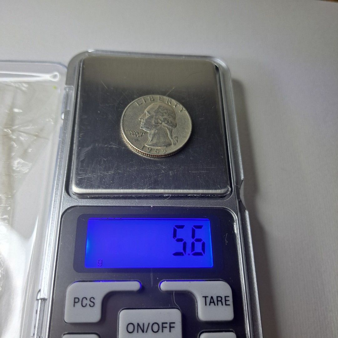 1965 Washington Quarter Error coin (Category: Currency) located in M'Lang. Submitted by ardinelle.finds (Listing ID 1315998996, Image 3). Description: 1965 Washington Error coin Message for the price..