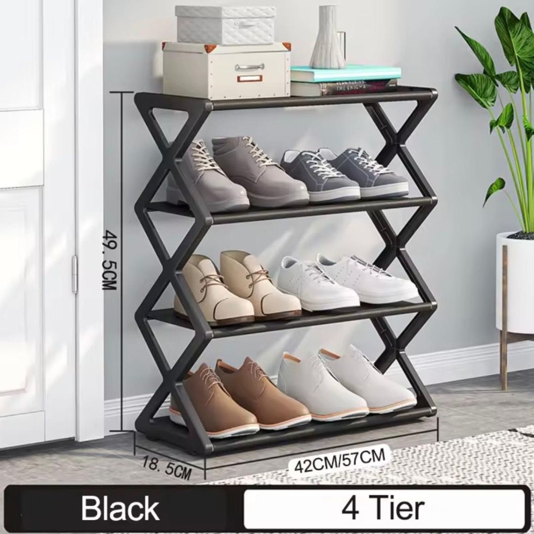 4 Tier Shoe Shelf Multilayered Shoe Rack Indoor Shoe Shelf Indoor Shoe Rack
