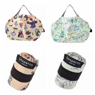Pooh in stock/Alice to order 🇯🇵 Disney x Shupatto one-pull foldable eco bag Alice Winnie the Pooh s size Alice Winnie the Pooh64194533635075110