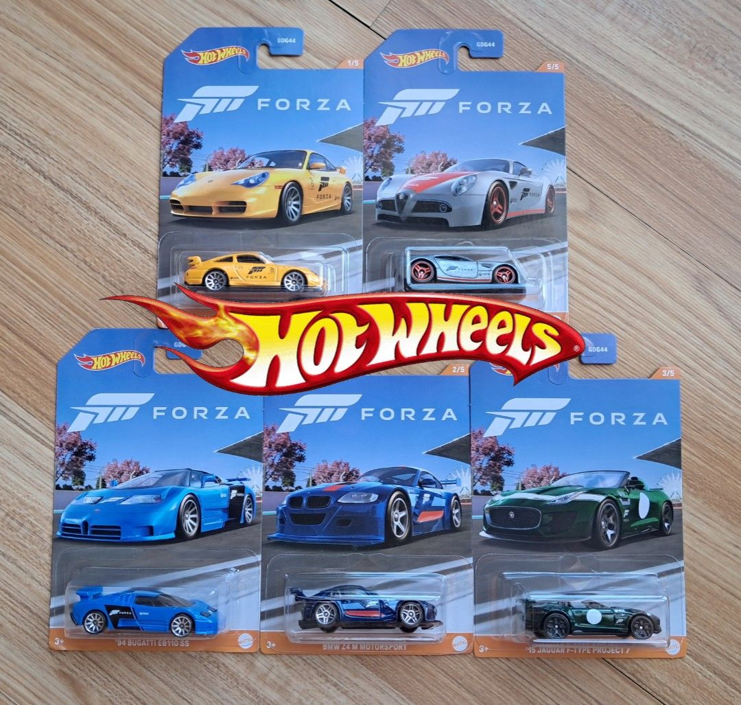 🔥 Hot Wheels: Forza 2024 (Category: Vehicle & Diecast Models) located in Quezon City. Submitted by affcollection (Listing ID 1312403367, Image 1). Description: 👇 See Pricelist Below 👇 1️⃣ Porsche 911 GT3: SOLD 2️⃣ Alfa Romeo 8C Competizione: P180 3️⃣ '94 Bugatti EB110 SS: SOLD 4️⃣ BMW Z4 M Motorsport: P250 5️⃣ '15 Jaguar F-Type Project 7: P160 🚥〰️🚥〰️🚥〰️🚥〰️🚥〰️🚥 🔥 Authentic Hot Wheels, Mattel diecast brand Brand new / factory sealed Cards