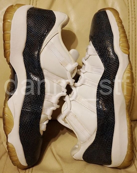 Nike Jordan 11 Low Retro Navy Snakeskin 2001 136071 102 US 10 Carousell