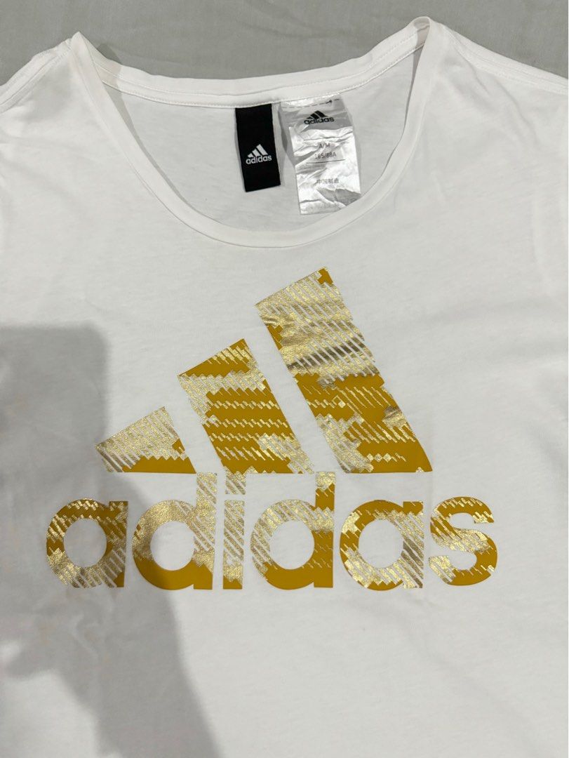 Adidas gold shirt womens shop