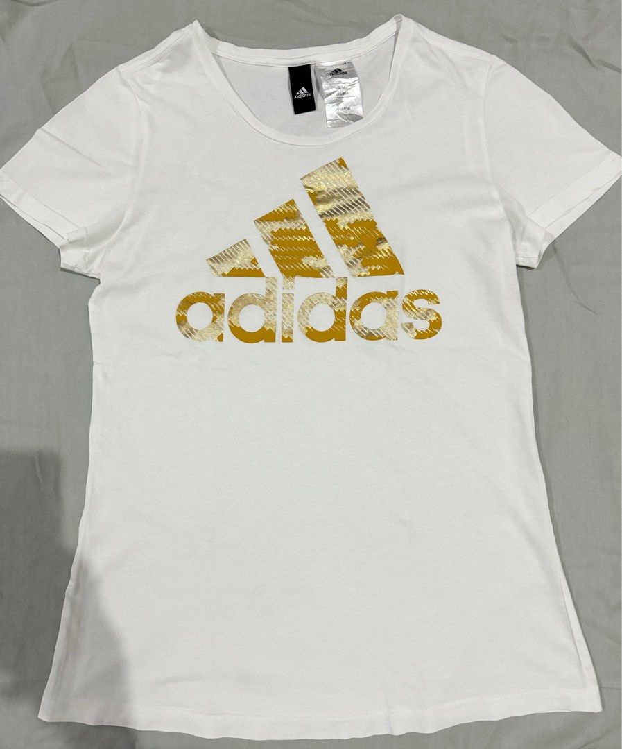 Adidas gold shirt womens shop