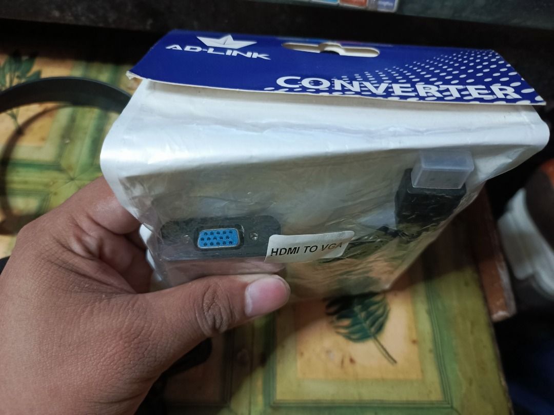 Ad-Link Screen Converter - HDMI to VGA (Category: Cables & Adaptors) located in Valenzuela. Submitted by etechete (Listing ID 1316000836, Image 2). Description: ⚠️ WARNING! BUY AT YOUR OWN RISK! THINK HARDER BEFORE YOU MAKE YOUR DECISION!! ⚠️ I'm selling these two functional items: Ad-Link HDMI to VGA screen converter. Here are the ff: • I purchased this Ad-Link HDMI to VGA screen converter back in January of this year for only Php 250 from the C