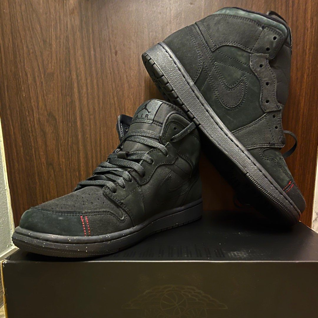 CHEAPEST AUTHENTIC Nike Air Jordan 1 AJ1 Mid SE Craft Dark Smoke Red