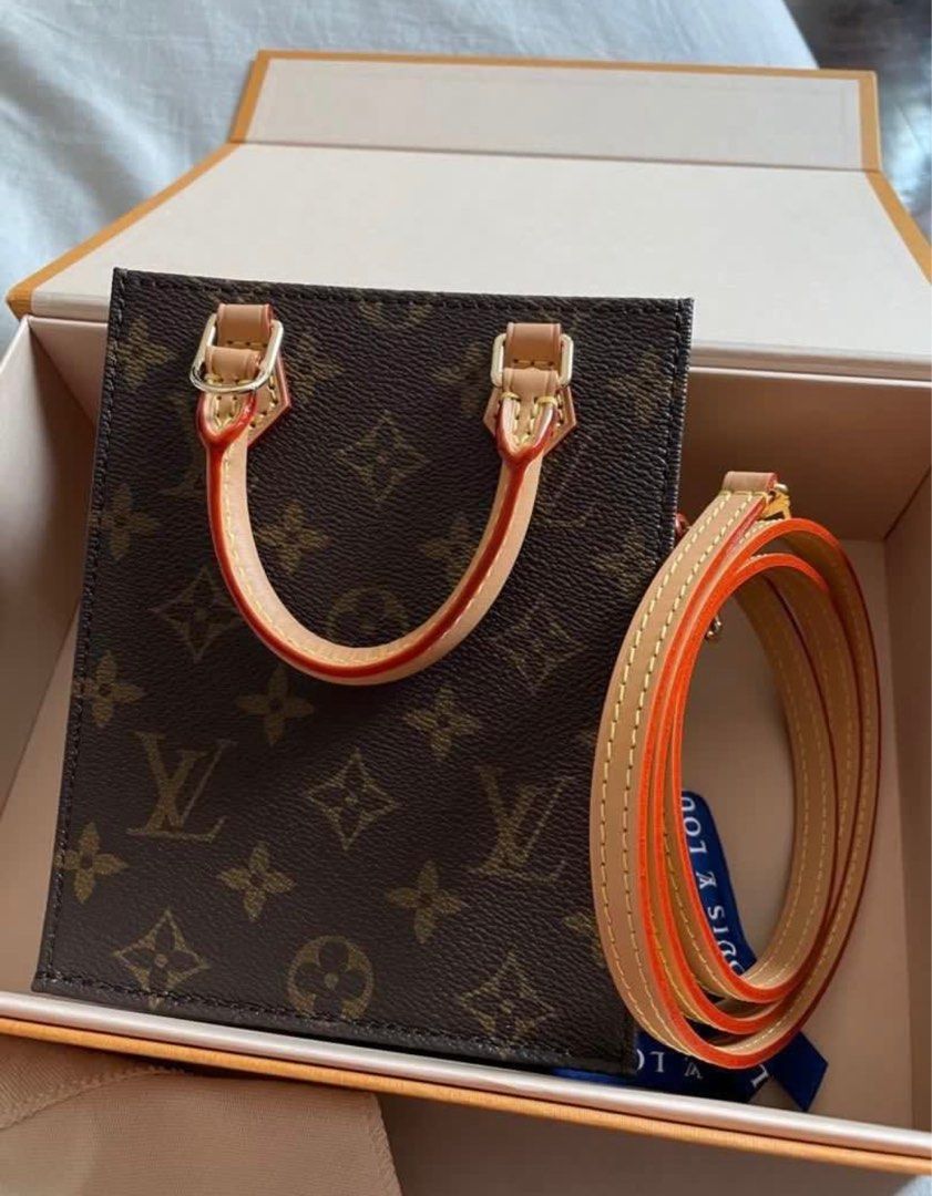 AUTHENTIC LV Petit Sac Flat (Category: Luxury Bags & Wallets) located in Paranaque City. Submitted by hellojm123 (Listing ID 1316073283, Image 1). Description: GUARANTEED AUTHENTIC!!! BRANDNEW Bought in solaire last May 2024 Complete inclusions: Box Dust bag Paper bag (This is new strap design for petit sac flat bag) Slightly nego for sure buyer.