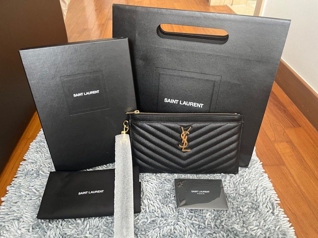 Ysl pouch wallet on sale