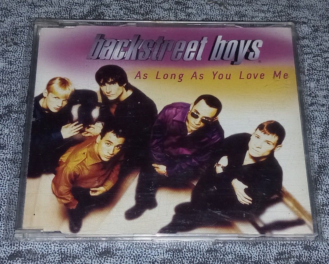 BACKSTREET BOYS CD SINGLES (Category: CDs & DVDs) located in Talavera. Submitted by thalifan46 (Listing ID 1315900099, Image 3). Description: BACKSTREET BOYS CD SINGLES •SPECIAL SNEAK PREVIEW CD SAMPLER •AS LONG AS YOU LOVED ME •I WANT IT THAT WAY •ALL I HAVE TO GIVE P450 EACH..