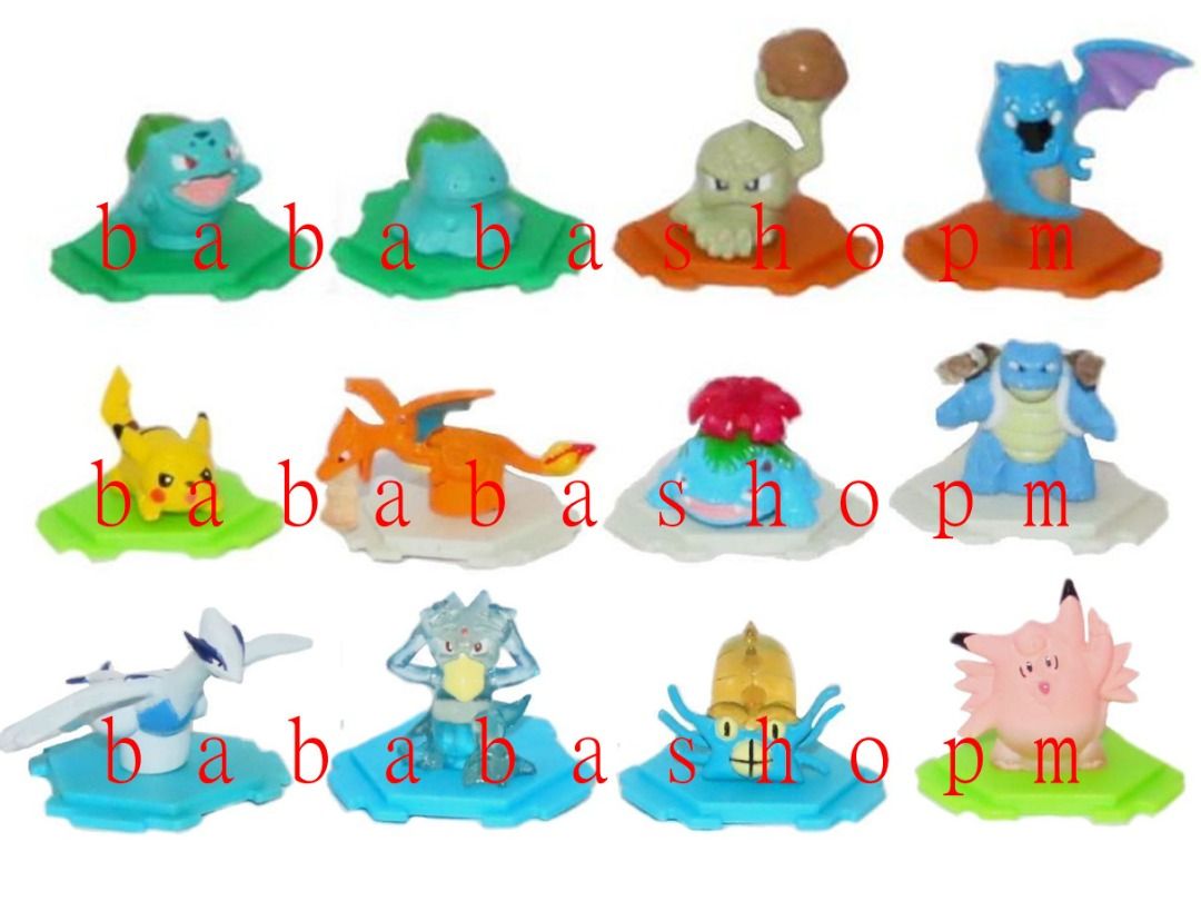 Figurines Pokemon Full Color Stadium Part 2 – Bandai, 1998, Complètes