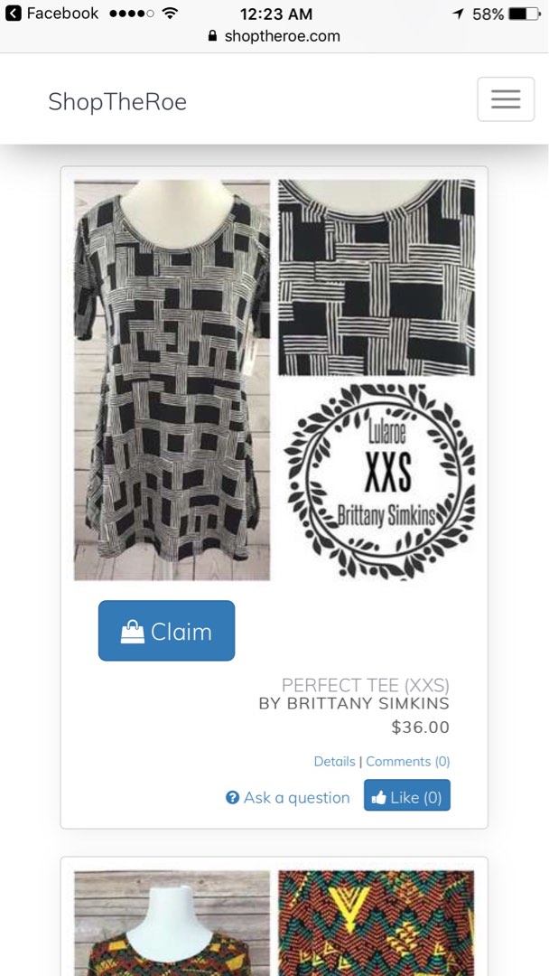 Lularoe xxs clearance