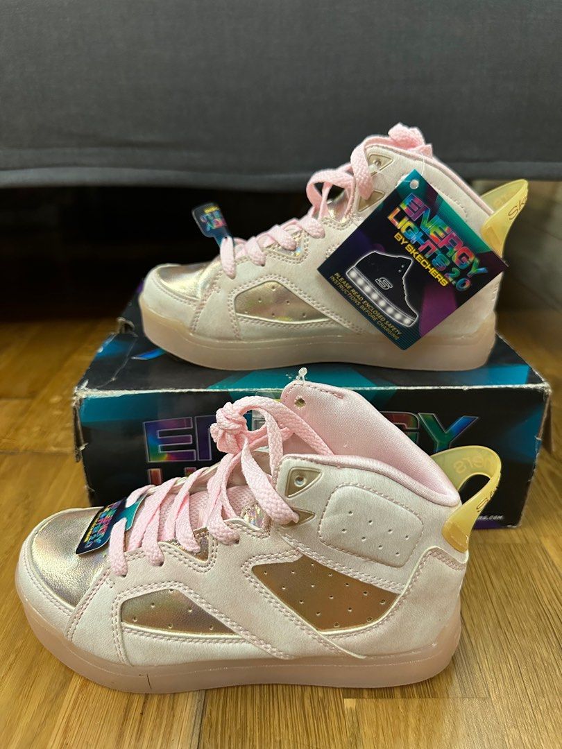 Brand new in box Girls Energy Lights Shoes by Skechers Babies Kids Babies Kids Fashion on Carousell
