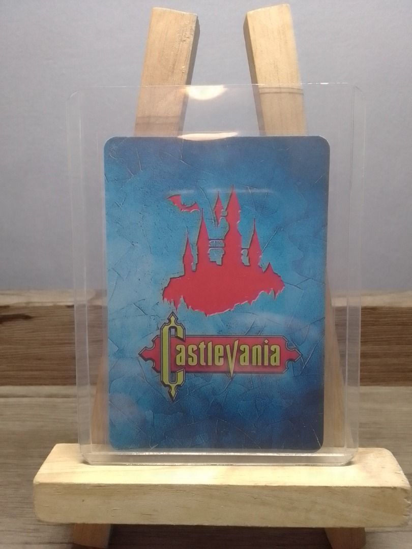 CASTLEVANIA HEROES ART CARD WITH LOADER - CUSTOM (Category: Raw Singles) located in Mandaluyong City. Submitted by neko.neko21 (Listing ID 1315982623, Image 2). Description: SIZE : 58mm x 83mm x 1mm - FORMAT : Custom-made art card REMARK : - Same scale and thickness to a Japanese Collectible Card (Carddass). - Back to back print. - Smooth front texture. - Matte back texture. - Non-cardboard medium. - Hi-res and clear images. - With toploader. PAY