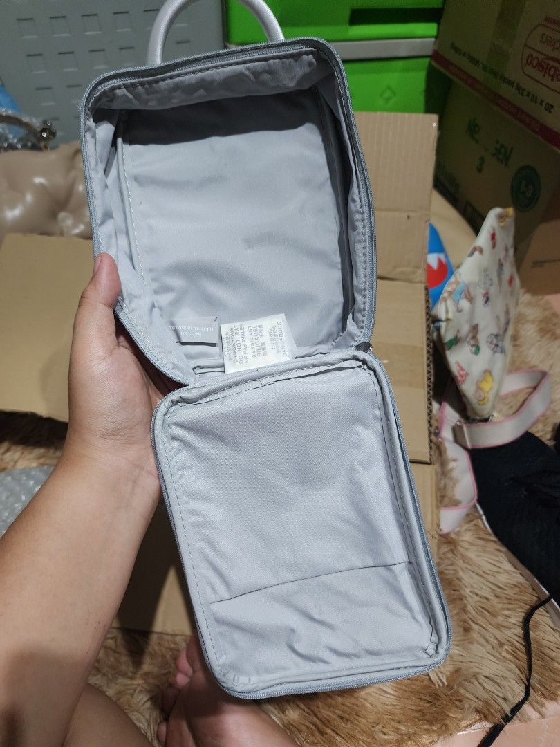 Christian Dior authentic cosmetic/Toiletry bag (Category: Luxury Bags & Wallets) located in Bayombong. Submitted by nica7 (Listing ID 1316002103, Image 3). Description: sold separately pink available (gray sold).