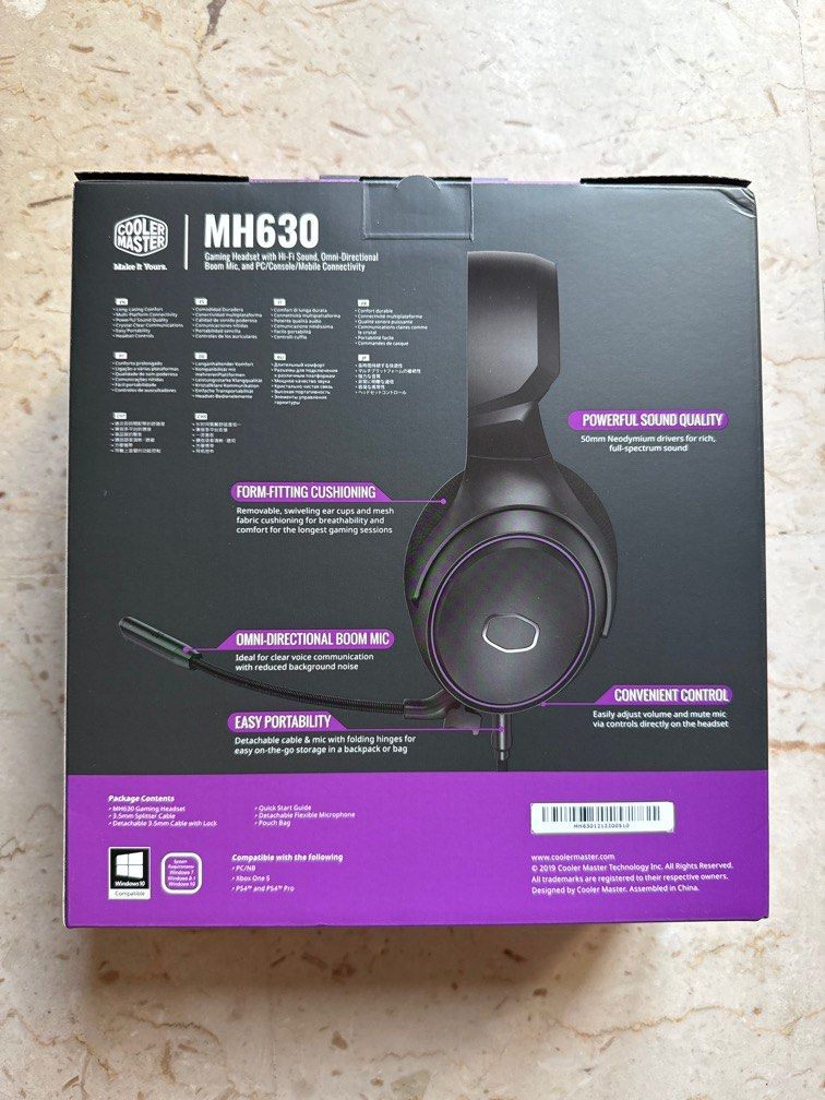 Cooler Master decent headphones with mic