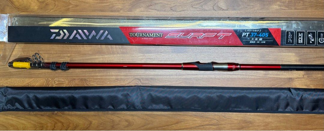 DAIWA遠投魚竿三代Tournament SURF T PT 37-405, 運動產品, 釣魚