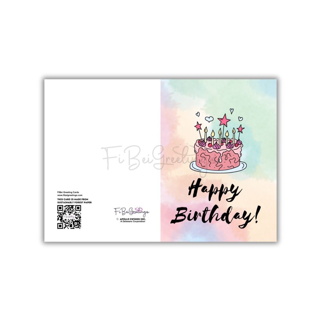 FiBei Greetings Birthday Card - Title: Heartfelt Start, Hobbies & Toys ...