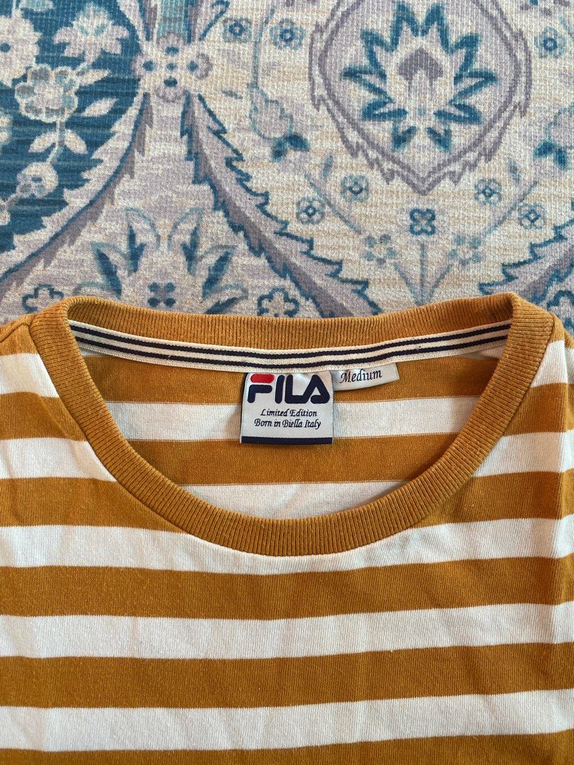 Fila Yellow Mustard Striped