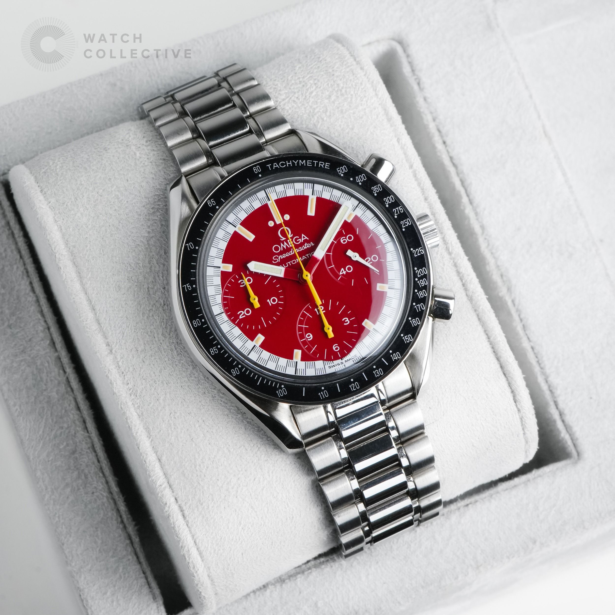 FULL SET Omega Speedmaster Reduced Ferrari Red 3510.61.00 Luxury Watches on Carousell