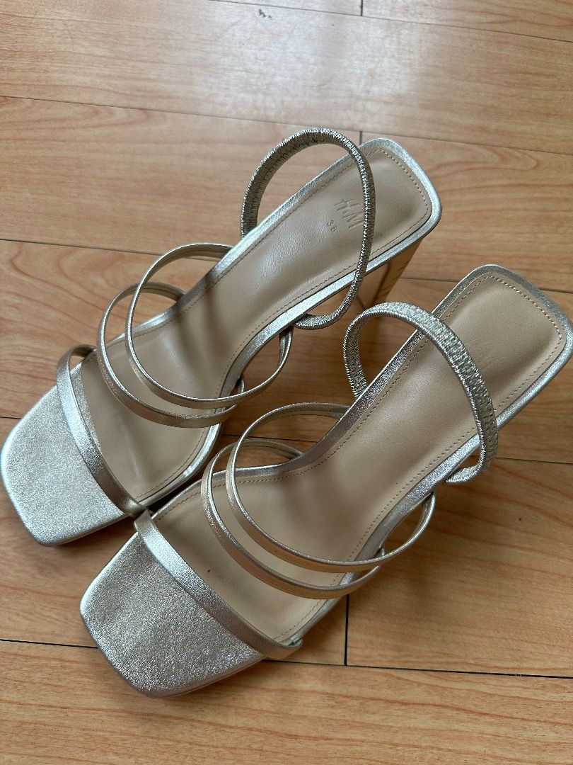 H&m silver shoes store