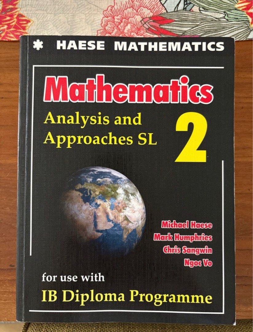Ib haese mathematics analysis and approaches sl textbook 