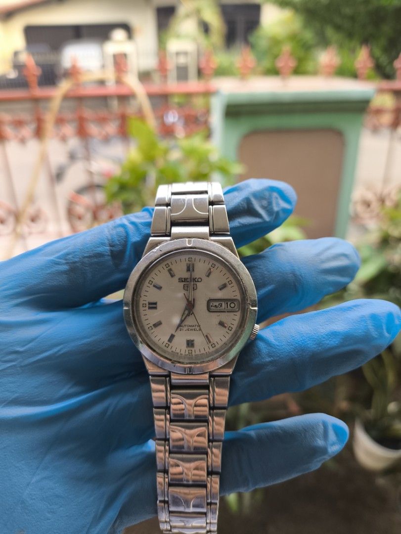 Jam Tangan Seiko 5 Automatic Original Backcase Transparan Mesin 7S26 Akurasi Power Reserve Oke Tinggal Pakai