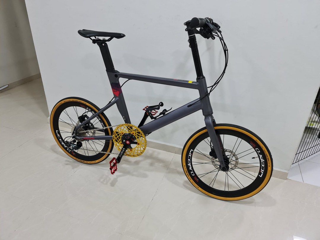 Java CL2 Mini Velo Silver Grey Aluminium Frame Upgraded to Tiagra 10 Speed Groupset