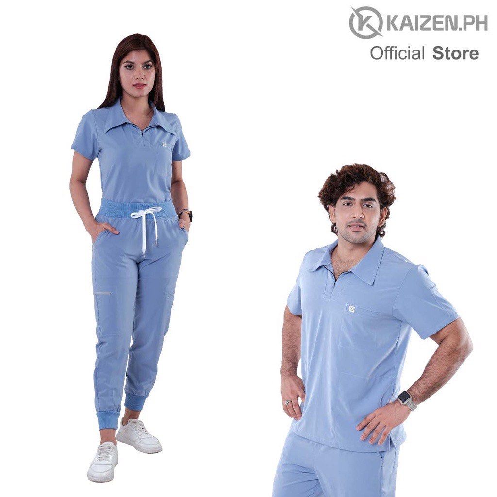 Kaizen Medical Scrub Suit 2nd Gen (Category: Sets or Coordinates) located in Quezon City. Submitted by millestationery (Listing ID 1315958641, Image 1). Description: LAST PRICE POSTED ❗️ Kindly read the description properly! :) I bought it for ₱2,299. MEDIUM size on the tag and UNISEX sizing. Their sizing is just right. I’m 164cm, 68 kg, Waist 32cm, Hips 35cm, tapos po medyo malaki po tiyan ko, 36cm po. Both top & bottom has a nice fit to my body