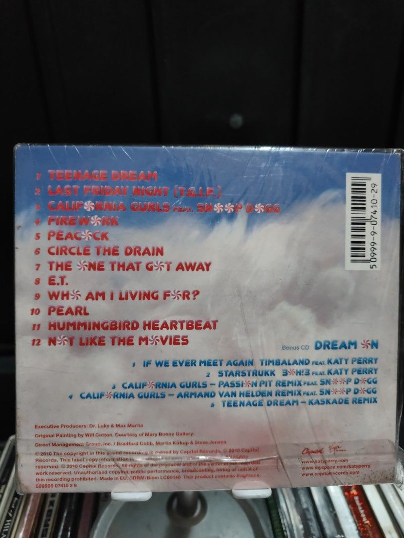 KATY PERRY- TEEANAGE DREAM 2 CD (Category: CDs & DVDs) located in Makati City. Submitted by urdiscogsph (Listing ID 1315937804, Image 2). Description: .