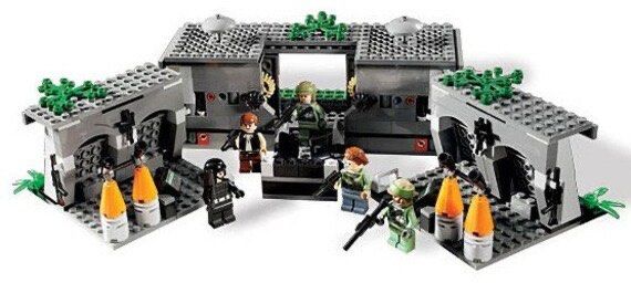 LEGO 8038 Star Wars The Battle of Endor Shield Generator Bunker AT ST Ewok Village Return of The Jedi