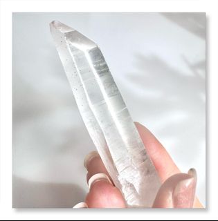 【Brazilian Lemurian Quartz Laser Column】Rare Coexistence of Super Seven Minerals + Window Crystal + Large SIZE64235361705859110