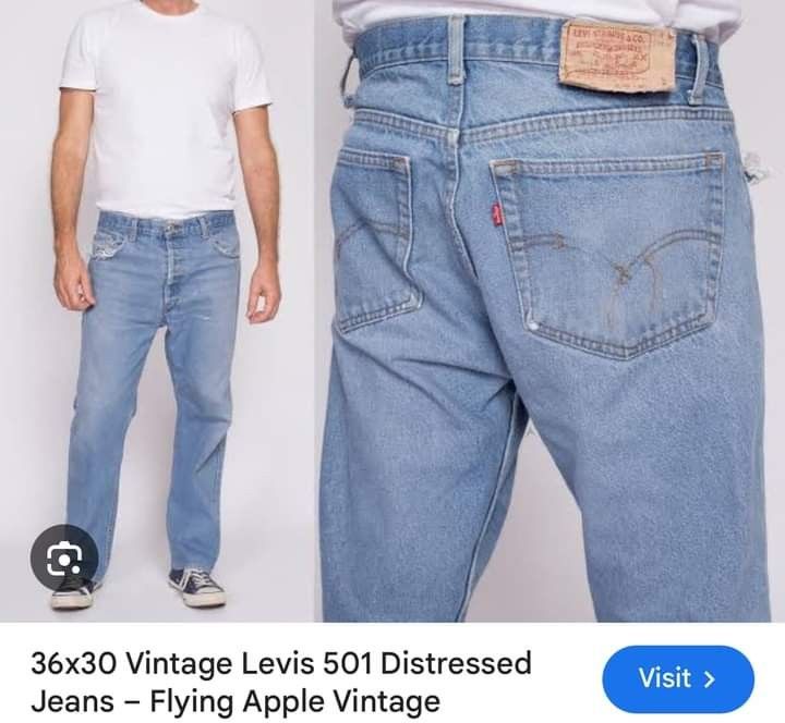 Levis 501 Men s Fashion Bottoms Jeans on Carousell