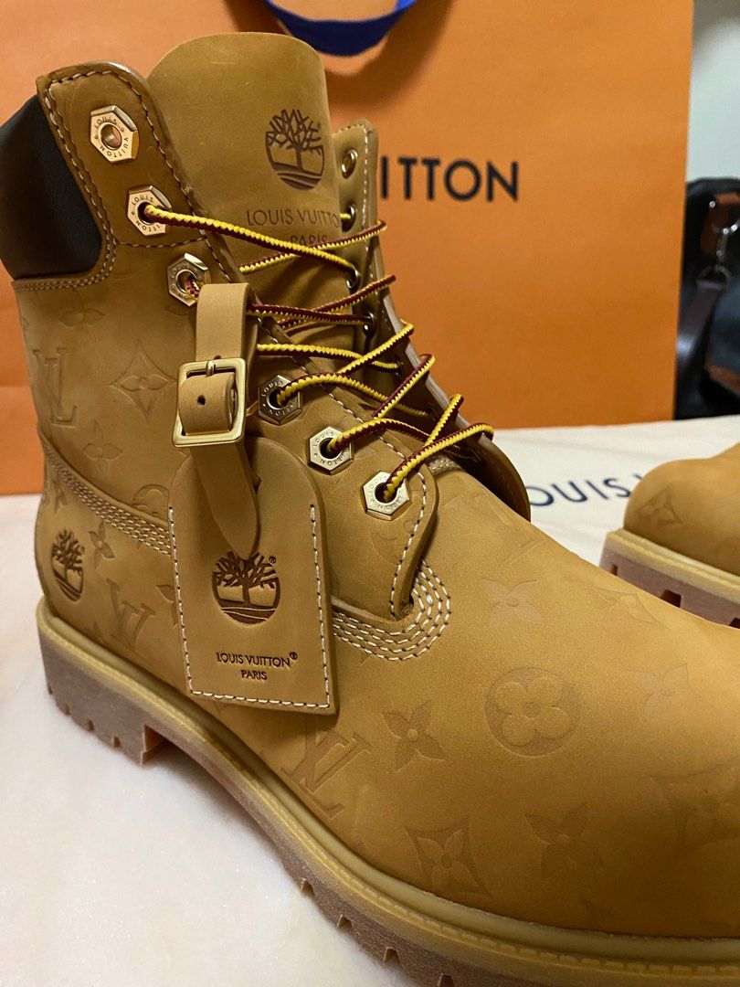 Louis vuitton timberland boots mens store
