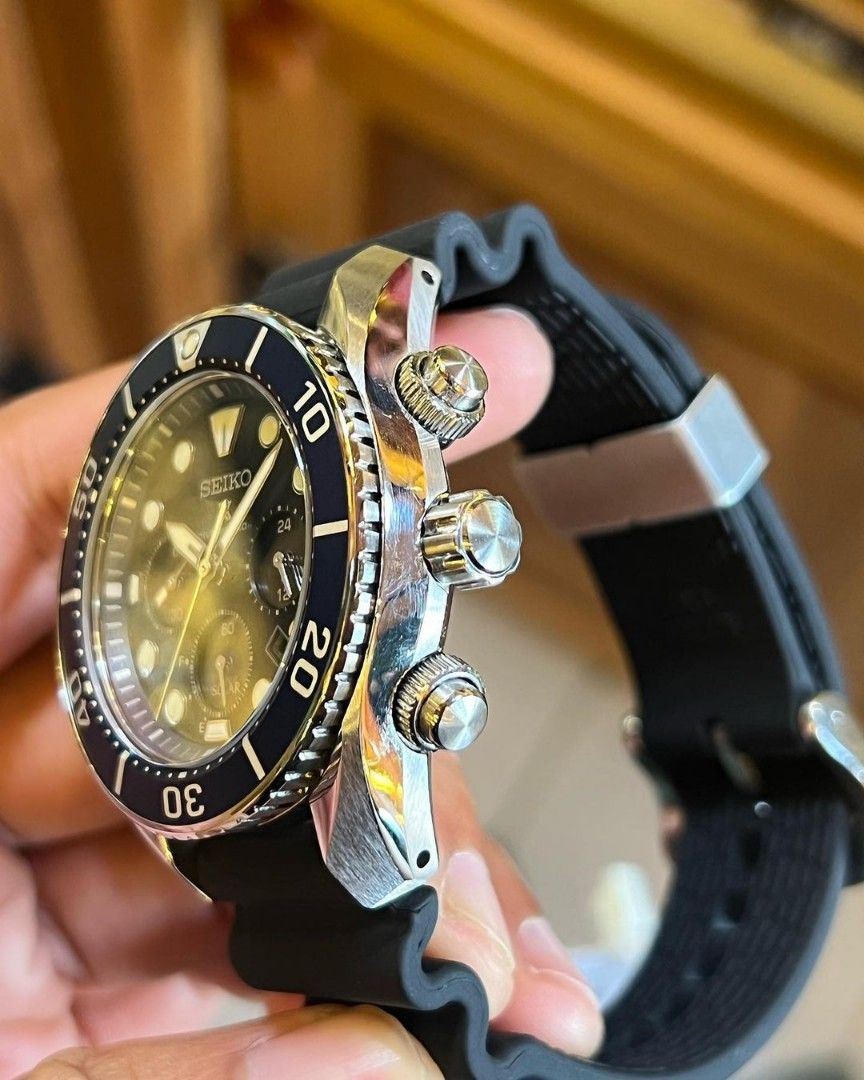 Lowest Price SEIKO PROSPEX SUMO SSC759 Men s Silicone Strap Blue Dial Watch ssc759 ssc759j ssc759j1 Birthday gift birthday seiko BRAND NEW IN BOX