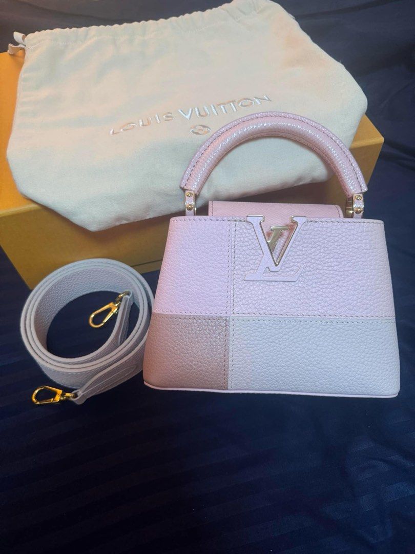 Lv capucine mini (Category: Luxury Bags & Wallets) located in Manila. Submitted by fun2bewith22527 (Listing ID 1315901632, Image 1). Description: Super freshhh sticker intact .