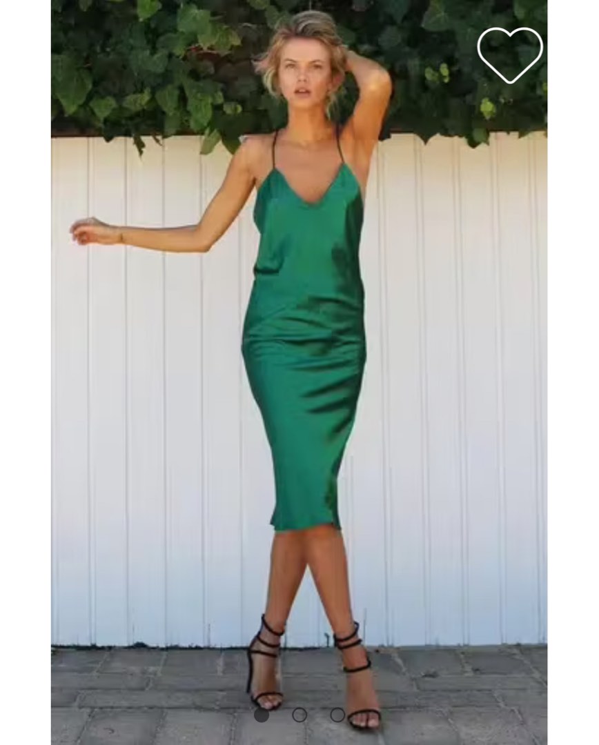 Maurie Eve Sexy Silkie Sunrise MIDI Dress Women s Fashion Dresses Sets Evening dresses gowns on Carousell