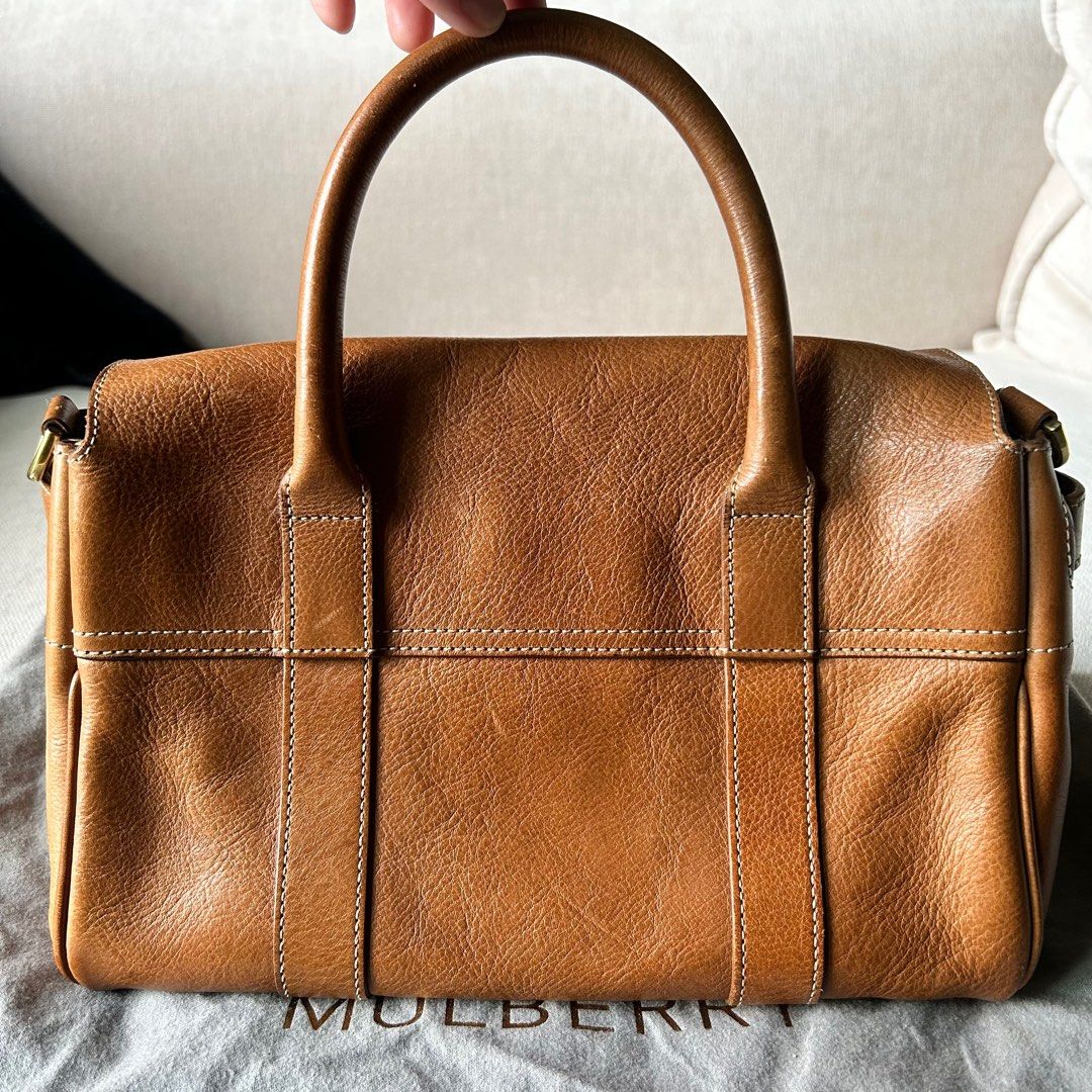 Mulberry small bayswater in natural vegetable tanned leather Luxury Bags Wallets on Carousell