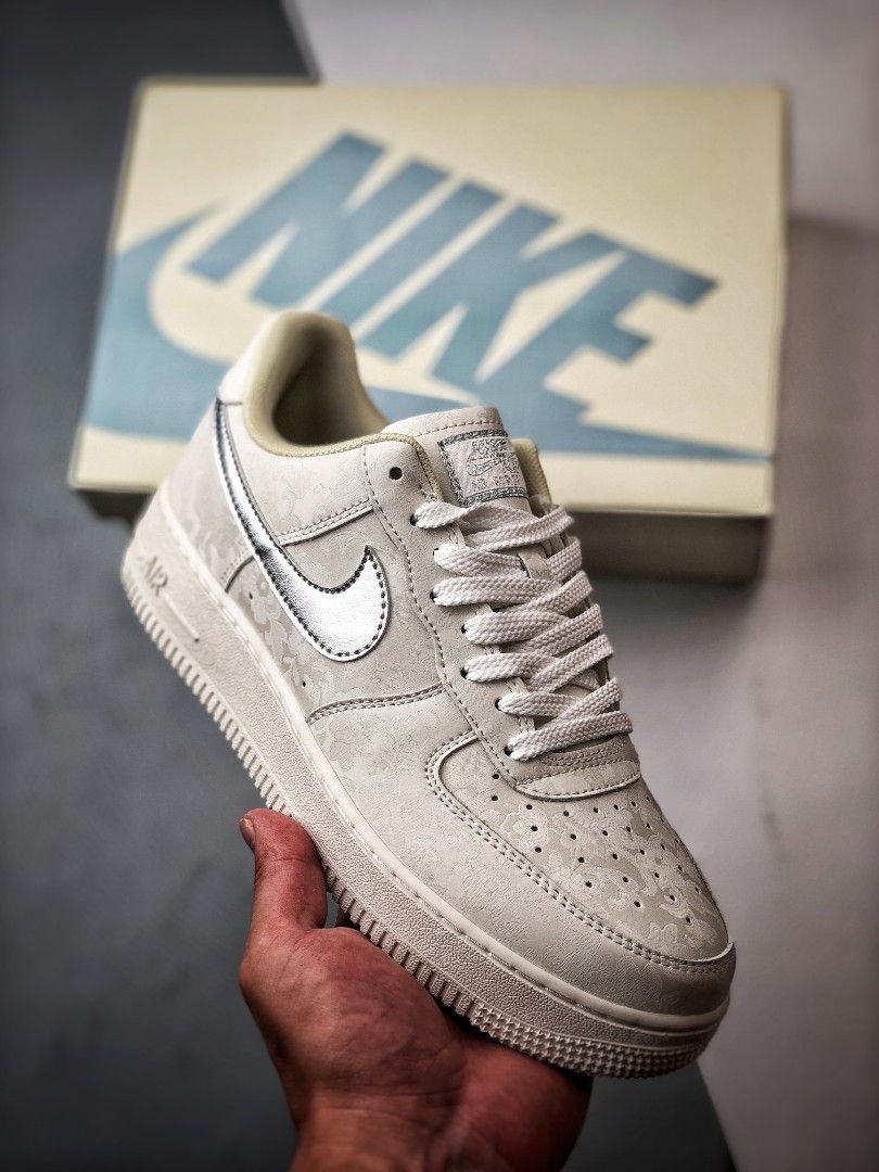 beige suede air force 1