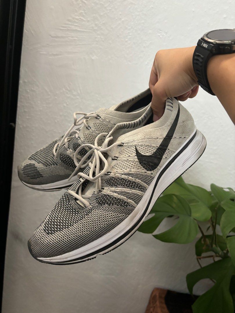 Nike grey knit trainers top