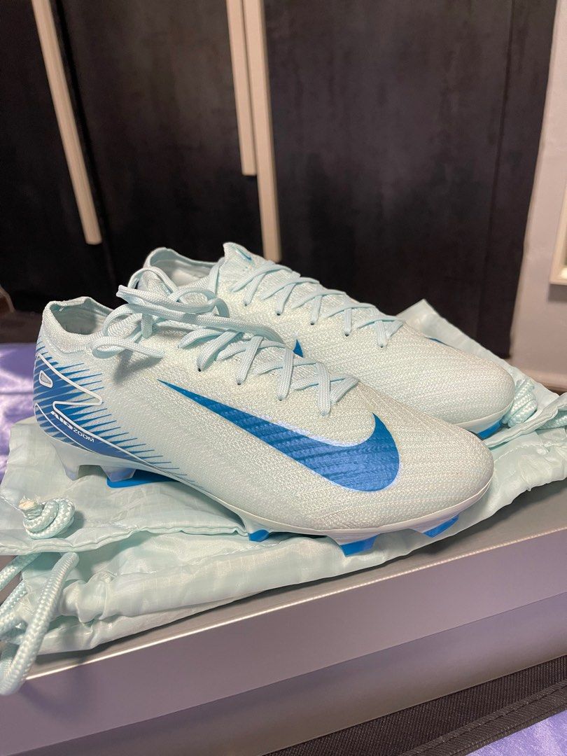Mercurial vapor 13 elite fg soccer cleat - white/white/hydrogen blue store