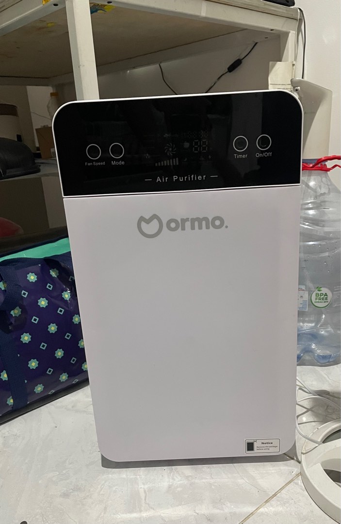 Ormo Air Purifier Lite Touch Display Pembersih Udara HEPA, Elektronik ...