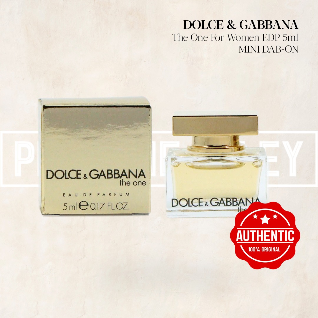 PERFUME ALLEY] DOLCE GABBANA THE ONE FOR WOMEN EDP 5ML MINIATURE
