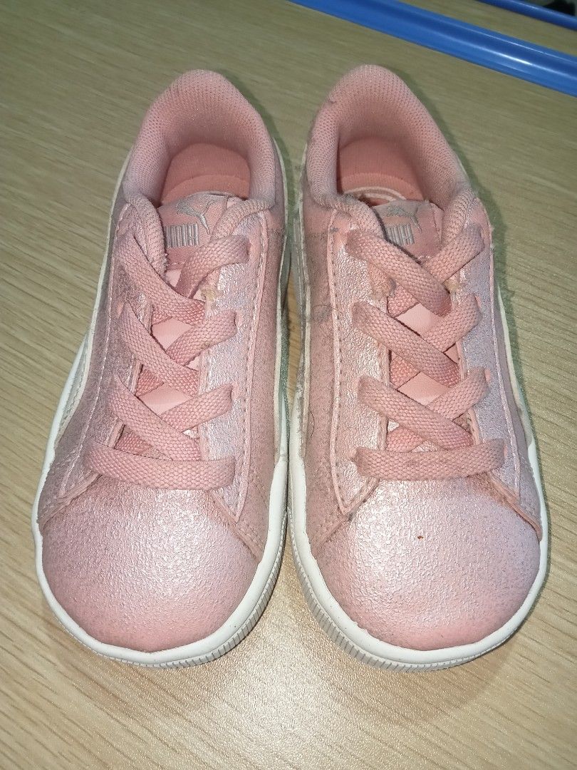 Puma pink glitter sneakers new arrivals