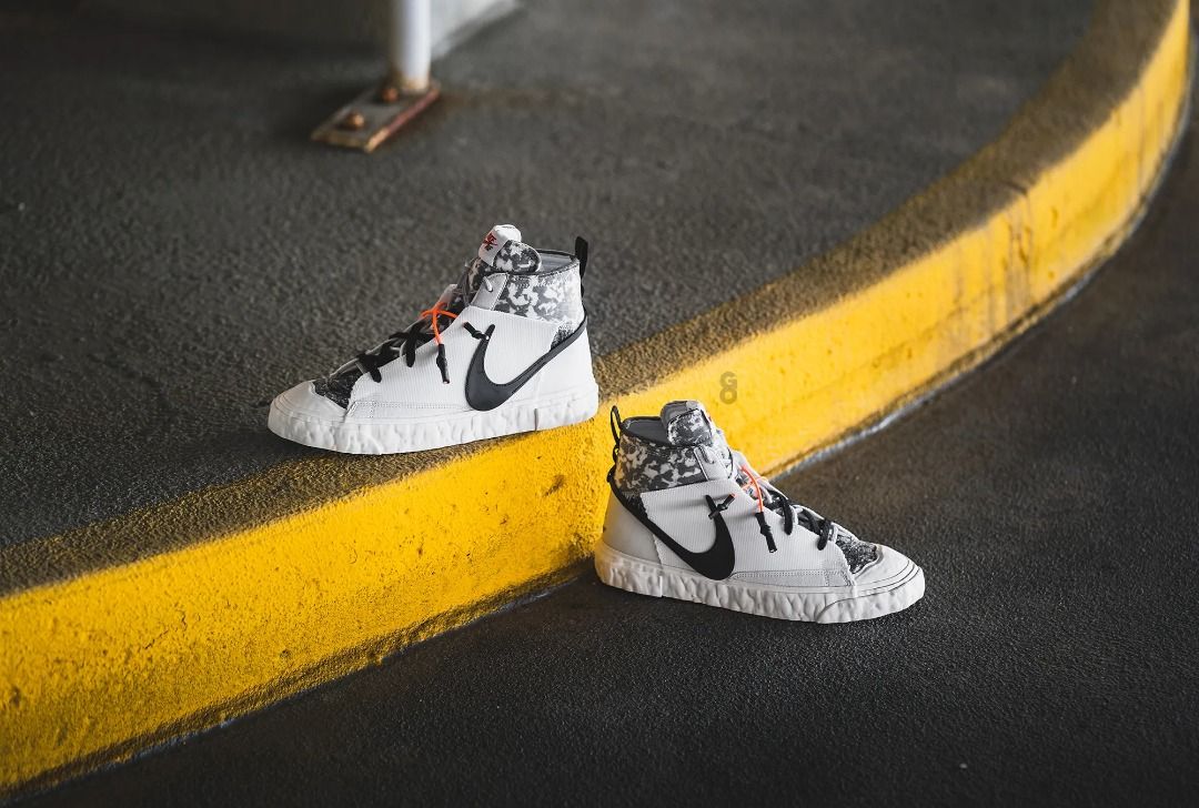 READYMADE X NIKE BLAZER MID WHITE - UK 9 / US 10, Men